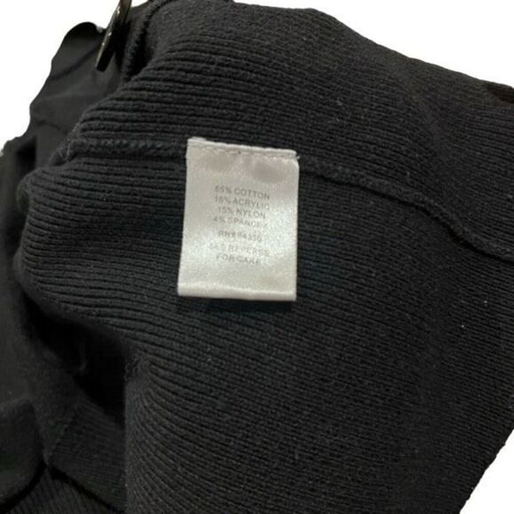 Take Out Black Half Length Cardigan Sweater Junior’s Medium - Picture 4 of 4